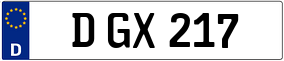 Truck License Plate